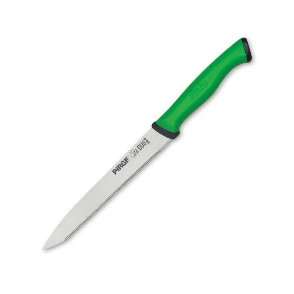 Duo Sebze Bıçak Dişli Sivri Yeşil 14 Cm