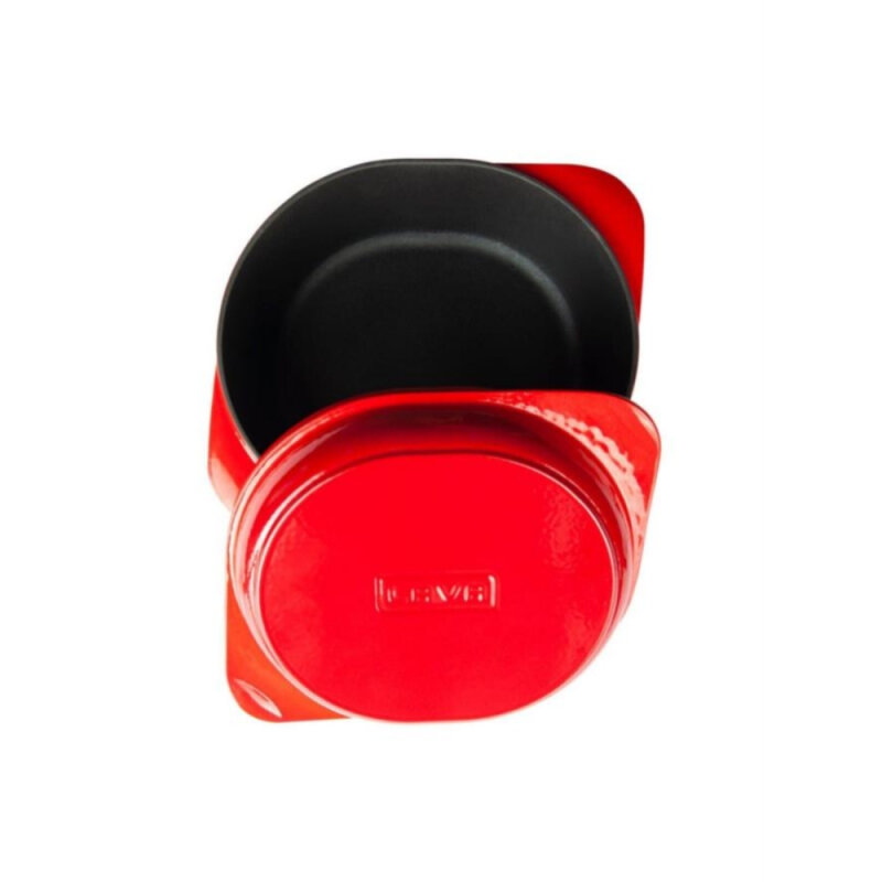 Lava Ekmek Kabı 24X27 Cm Kırmızı - 2