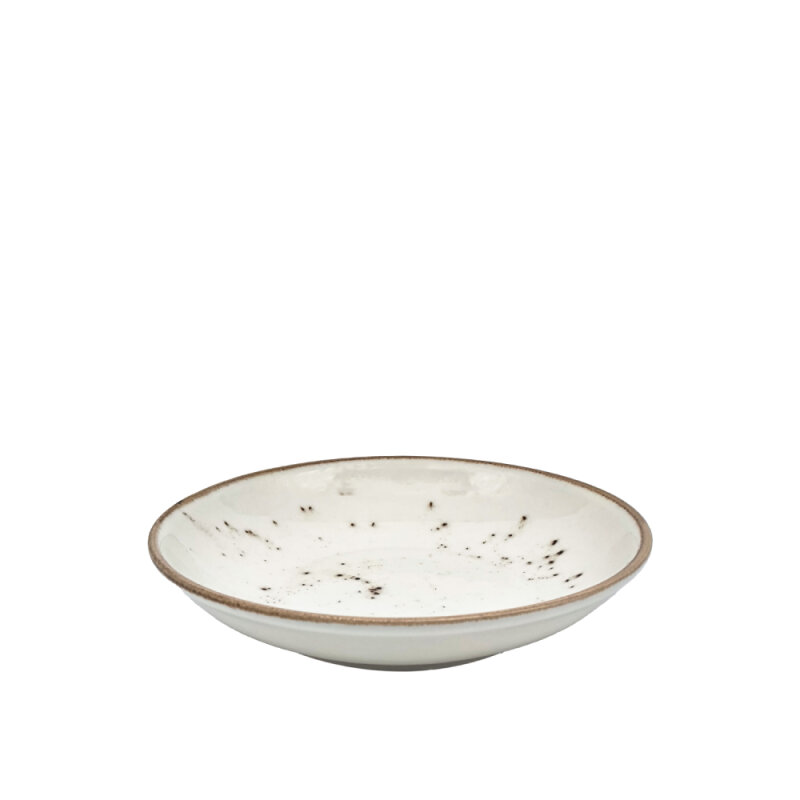 Zest Porcelain Elegance Çukur Tabak 20 Cm -Paris Krem - 1