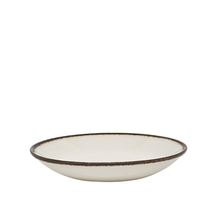 Tulu Porselen Elegance Çukur Tabak 20 cm - Chocolate ELG20CKCT47 - 1