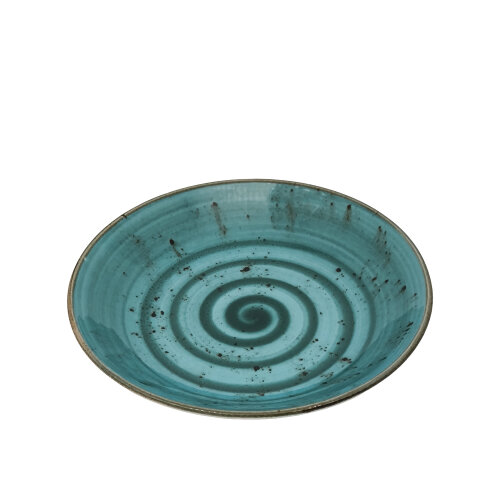 Zest Porcelain Elegance Çukur Tabak 20 Cm-Paris Turkuaz - ZEST PORCELAIN