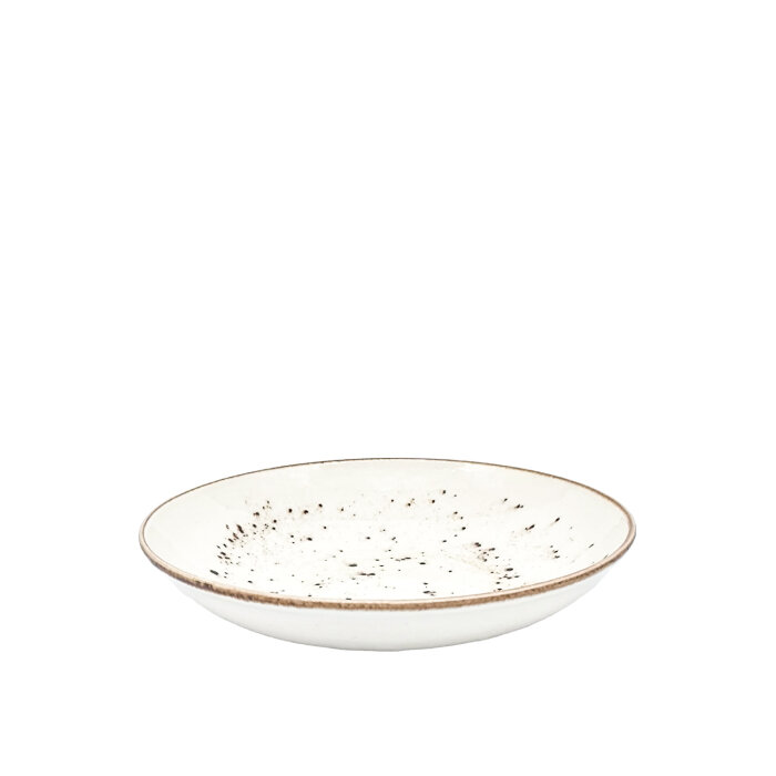 Zest Porcelain Elegance Çukur Tabak 23 Cm -Paris Krem - 1