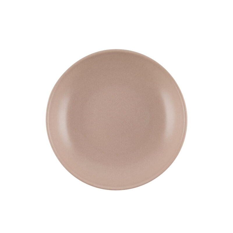 Zest Porcelain Elegance Çukur Tabak 23Cm -Velour Pudra - 1