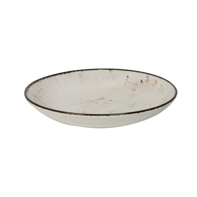 Zest Porcelain Elegance Çukur Tabak 25Cm -Paris Krem - 2