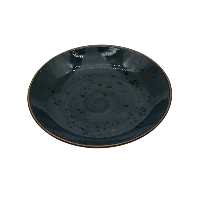 Zest Porcelain Elegance Çukur Tabak 25Cm -Paris K.Mavi - 1