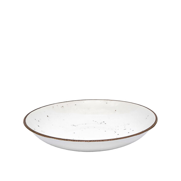 Zest Porcelain Elegance Çukur Tabak 28 Cm-Paris Krem - 1
