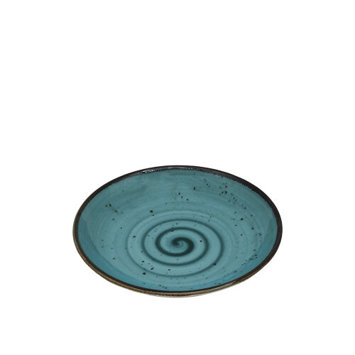 Zest Porcelain Elegance Çukur Tabak 28Cm -Paris Turkuaz - ZEST PORCELAIN