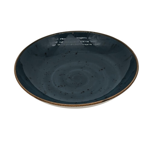 Zest Porcelain Elegance Çukur Tabak 28Cm -Paris K.Mavi - ZEST PORCELAIN