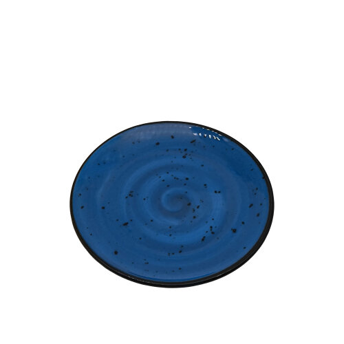 Zest Porcelain Elegance Düz Tabak 17Cm -Paris Mavi - ZEST PORCELAIN