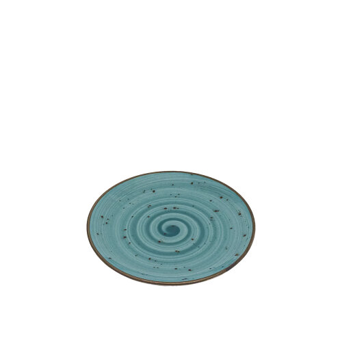 Zest Porcelain Elegance Düz Tabak 19Cm -Paris Turkuaz - ZEST PORCELAIN