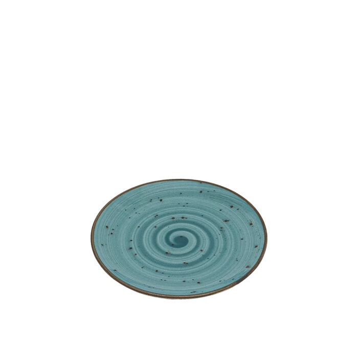 Zest Porcelain Elegance Düz Tabak 19Cm -Paris Turkuaz - 1