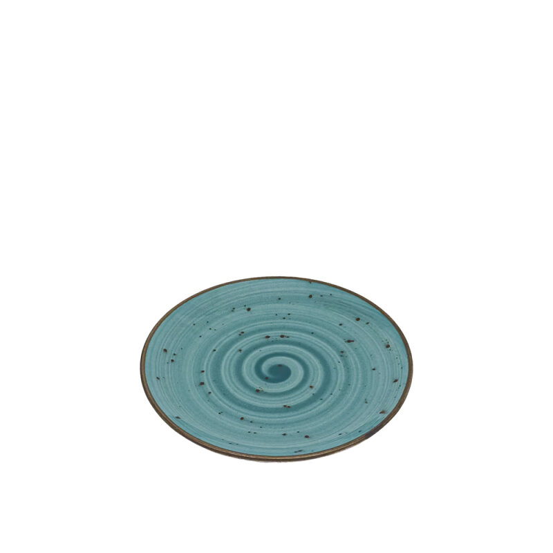 Zest Porcelain Elegance Düz Tabak 19Cm -Paris Turkuaz - 1