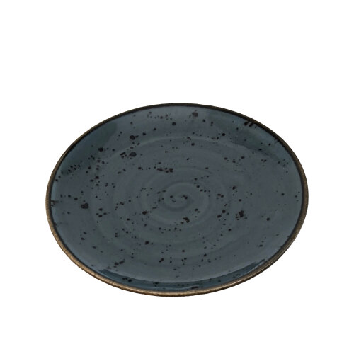 Tulu Porselen Elegance Düz Tabak 19Cm - Reactıve 96 Mavi - TULU PORSELEN