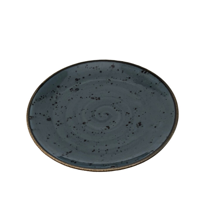 Zest Porcelain Elegance Düz Tabak 19Cm -Paris K.Mavi - 1