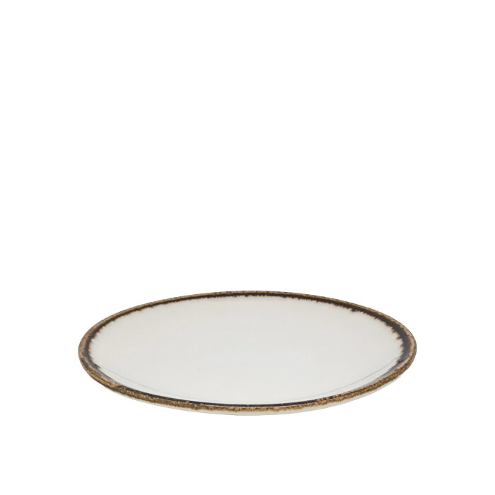 Zest Porcelain Elegance Düz Tabak 21cm Chocolate ELG21DUCT47 - 1