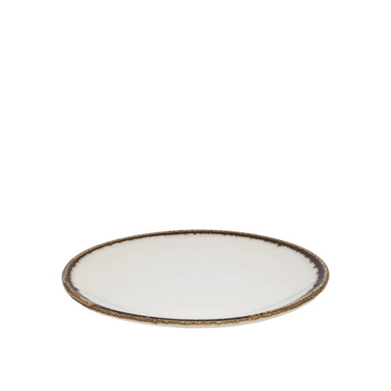 Zest Porcelain Elegance Düz Tabak 21cm Chocolate ELG21DUCT47 - 1