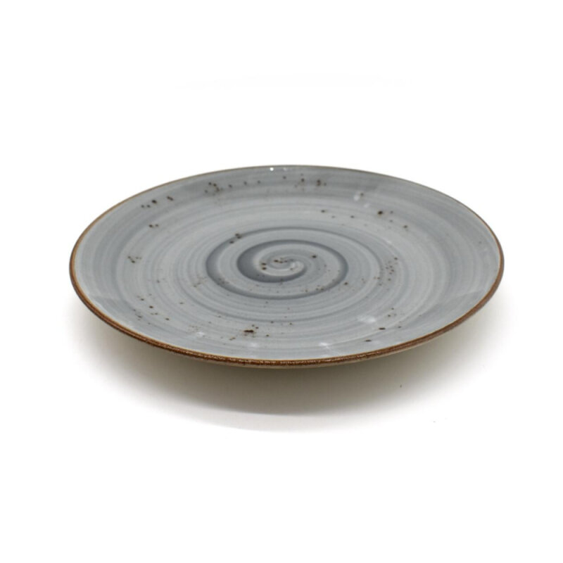 Zest Porcelain Elegance Düz Tabak 27 Cm -Paris Gri - 2