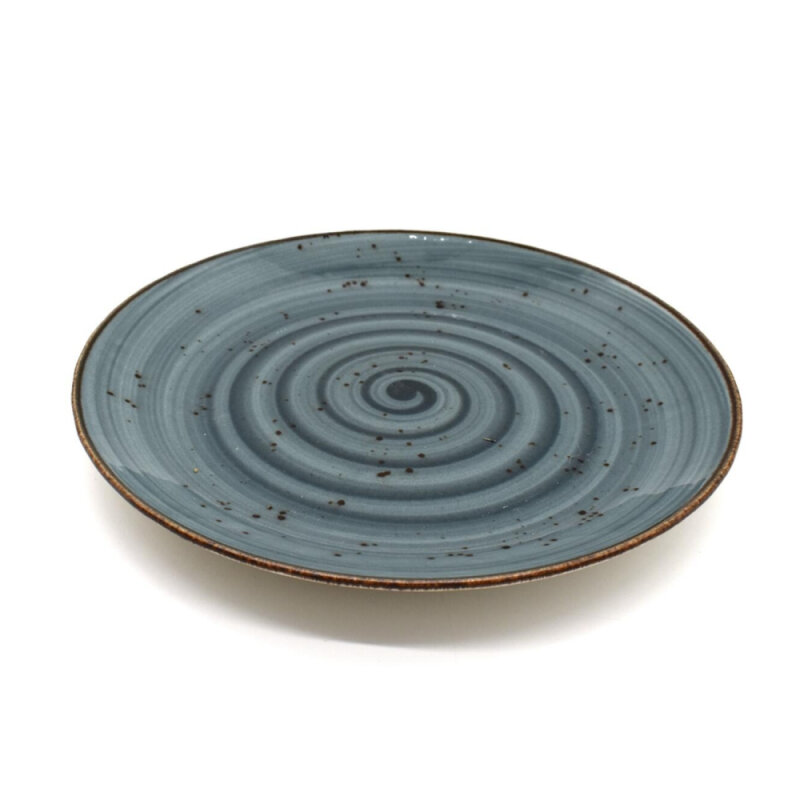 Zest Porcelain Elegance Düz Tabak 27 Cm-Paris K.Mavi - 1