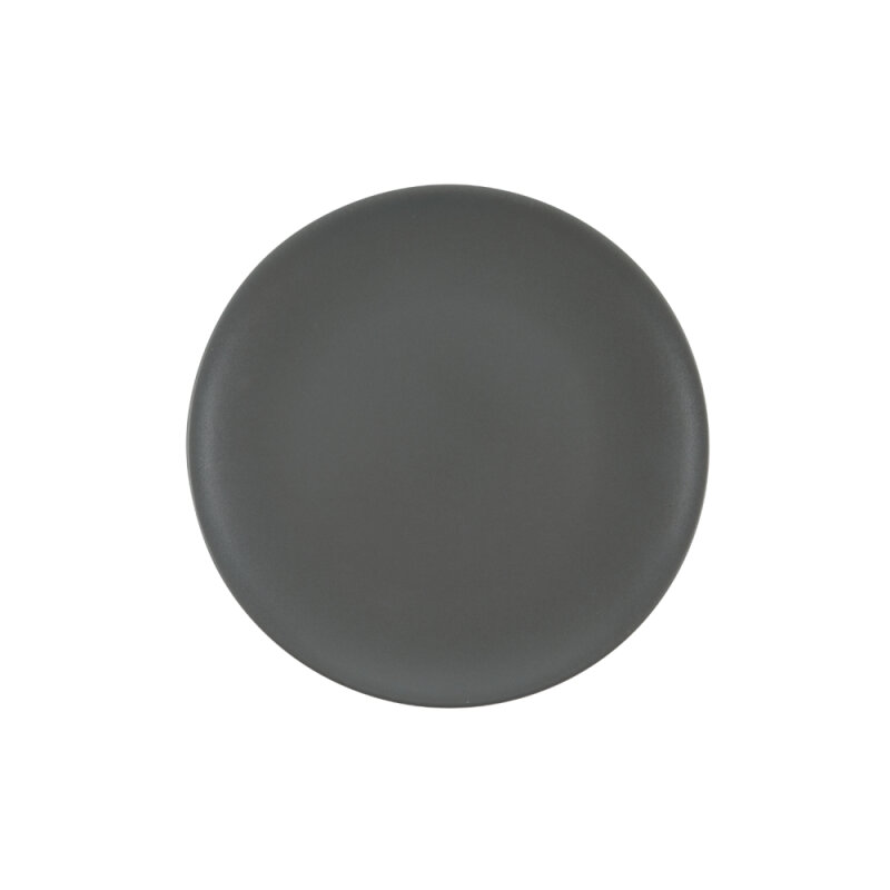 Zest Porcelain Elegance Düz Tabak 27Cm -Velour Gri - 1