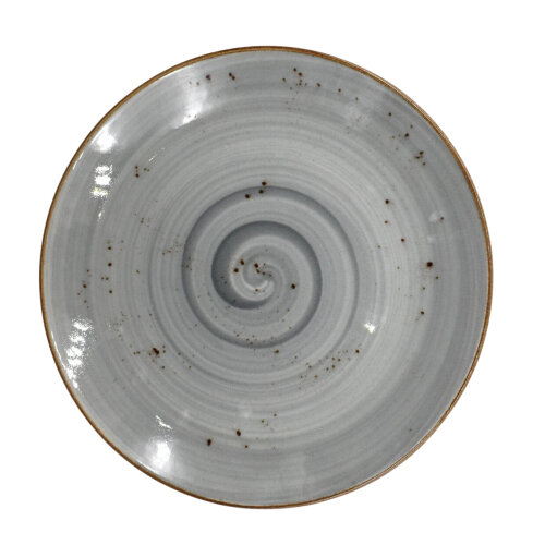 Zest Porcelain Elegance Düz Tabak 30 Cm-Paris Gri - ZEST PORCELAIN