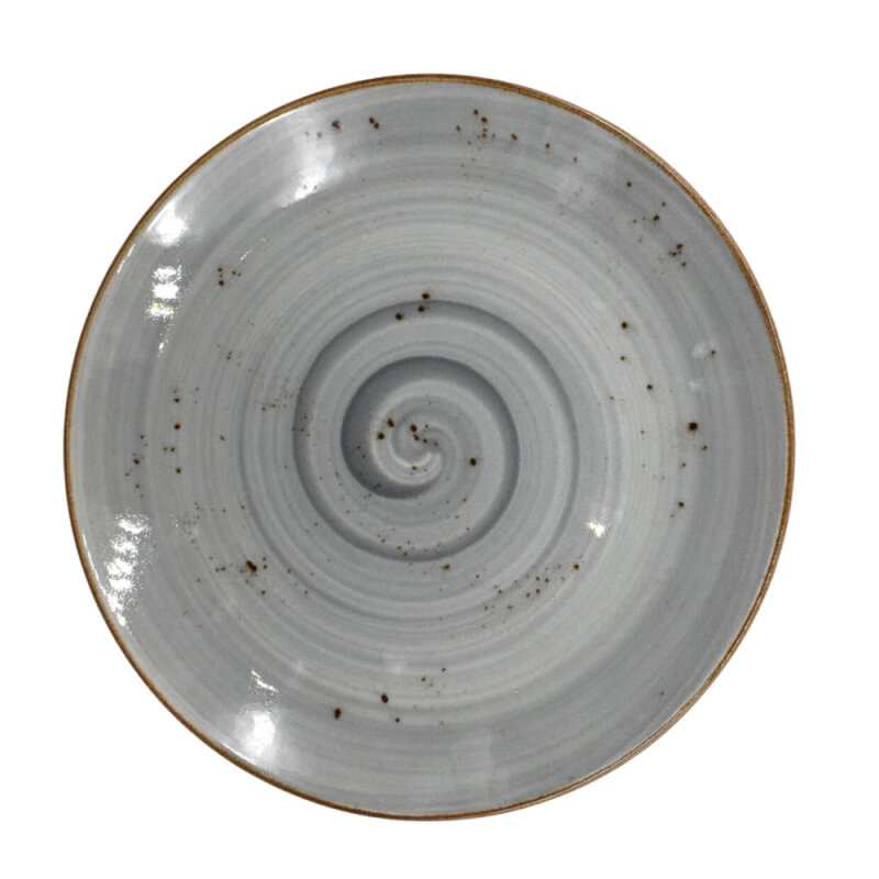 Zest Porcelain Elegance Düz Tabak 30 Cm-Paris Gri - 1