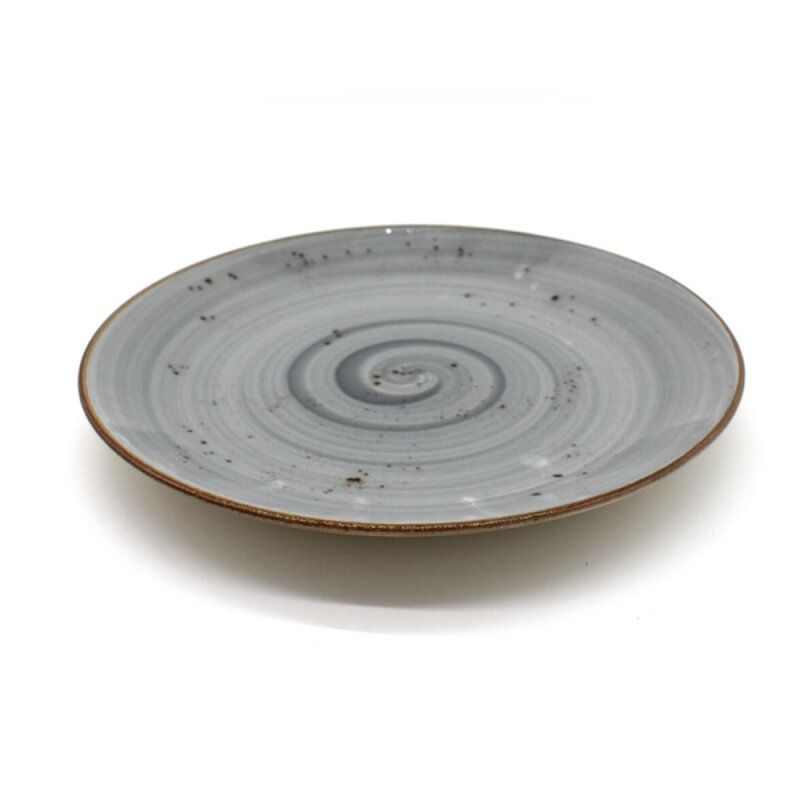 Zest Porcelain Elegance Düz Tabak 30 Cm-Paris Gri - 2