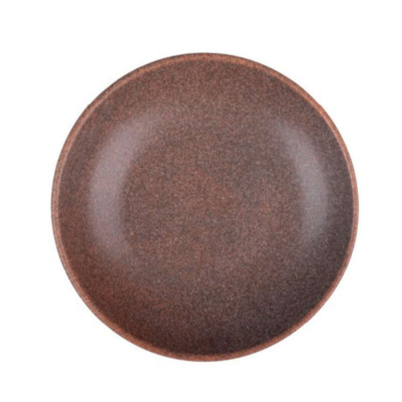Zest Porcelain Elegance Düz Tabak 30Cm -Element Brown - 1