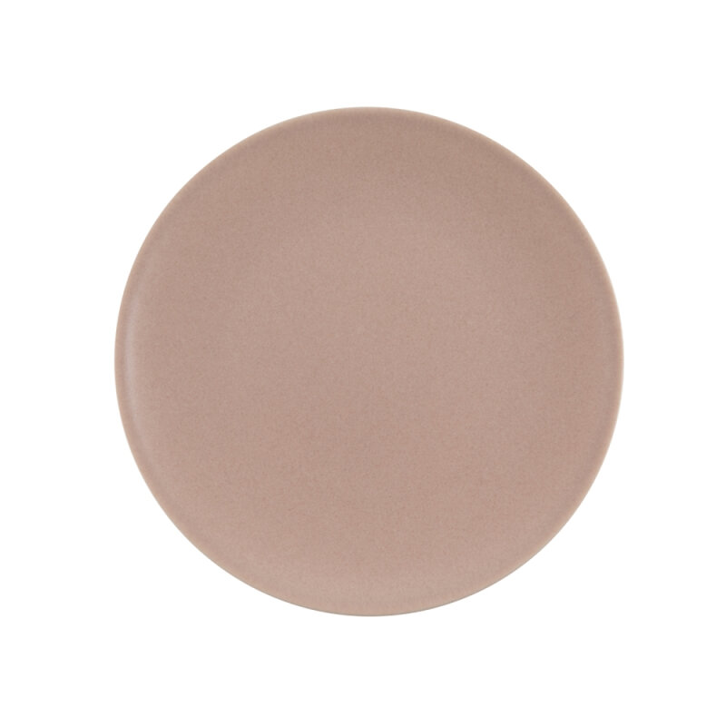 Zest Porcelain Elegance Düz Tabak 30Cm -Velour Pudra - 1