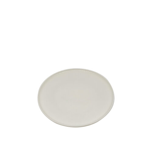 Tulu Porselen Elif Düz Tabak 21 cm-Krem ELF21DU00 - TULU PORSELEN