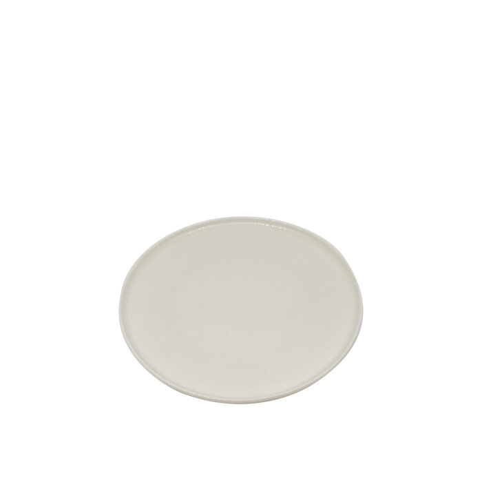 Tulu Porselen Elif Düz Tabak 21 cm-Krem ELF21DU00 - 1