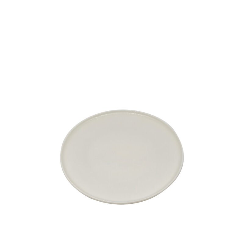 Tulu Porselen Elif Düz Tabak 21 cm-Krem ELF21DU00 - 1