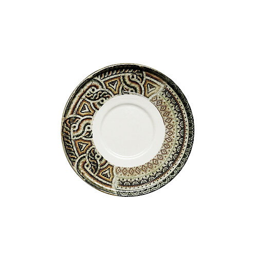 Zest Porcelain Elif Kahve Fincan Tabak-Elbe - ZEST PORCELAIN