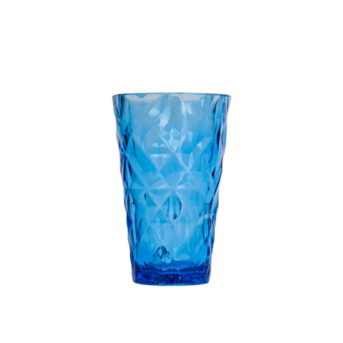 Policarbon Exclusive Prizma Bardak 300 Ml Pc Şeffaf Mavi Ex.Pt300 - RUBİKAP