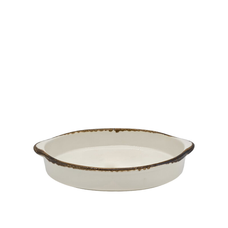 Zest Porcelain Fırın Kabı Oval ( 20X28cm)-Chocolate OV28FKCT47 - 1