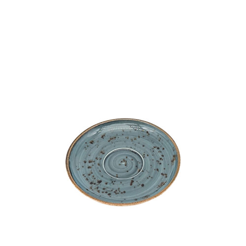 Zest Porcelain Flat Çay Fincan Tabağı -Paris K.Mavi - ZEST PORCELAIN