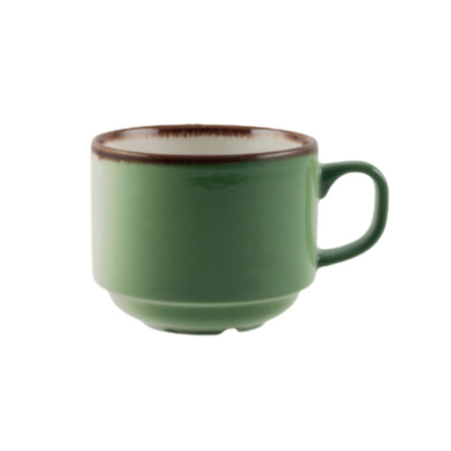 Zest Porcelain Flat Çay Fincanı 200Cc -Volta Çağla - ZEST PORCELAIN