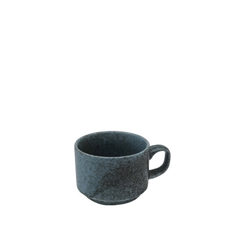 Zest Porcelain Flat Çay Fincanı 200Cc -Element Turquoıse - ZEST PORCELAIN