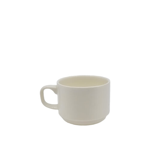 Zest Porcelain Flat Çay Fincanı Transparan FLT01CF00 - ZEST PORCELAIN