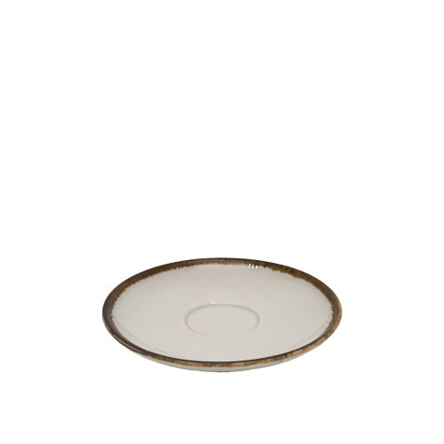 Tulu Porselen Flat Kahve Fincan Tabağı - Chocolate FLT01KTCT47 - TULU PORSELEN