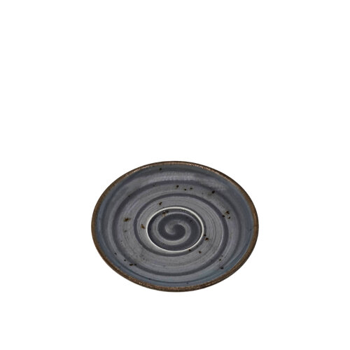 Zest Porcelain Flat Kahve Fincan Tabağı-Paris Gri - ZEST PORCELAIN