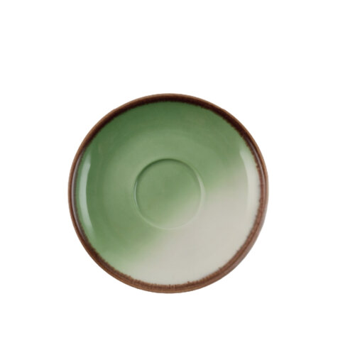 Zest Porcelain Flat Kahve Fincan Tabağı-Volta Çağla - ZEST PORCELAIN