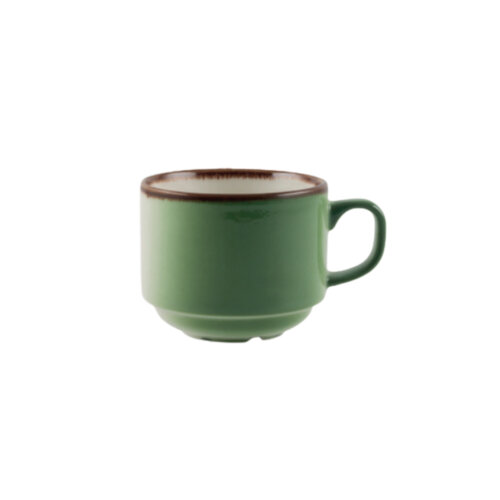 Zest Porcelain Flat Kahve Fincanı 90Cc-Volta Çağla - ZEST PORCELAIN