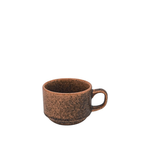 Zest Porcelain Flat Kahve Fincanı 90Cc -Element Red - ZEST PORCELAIN