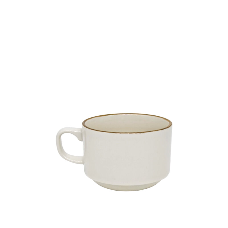 Zest Porcelain Flat Nescafe Fincanı – Chocolate  FLT01NFCT47 - 1