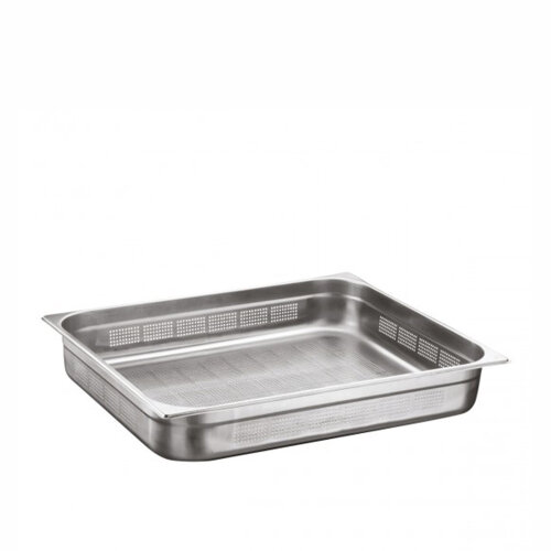 Kayalar Çelik Gnp 2/1 65 Delikli Gastronom Küvet 65X53 Cm 18,5 Ltr - KAYALAR ÇELİK