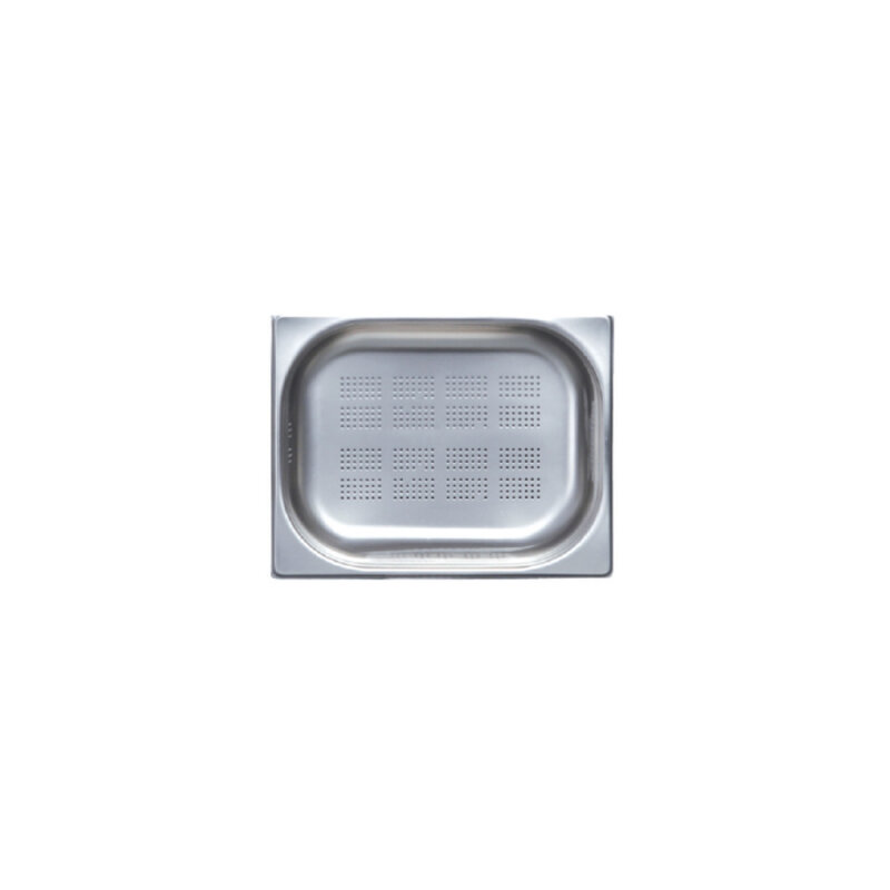 Kayalar Çelik Gnp 2/3 200 Delikli Gastronom Küvet 35,4X32,5 Cm 18 Ltr - 1