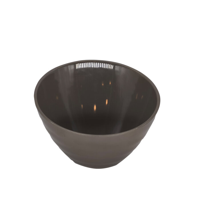 Gri Melamin Açılı Kase 20,5 Cm - 1