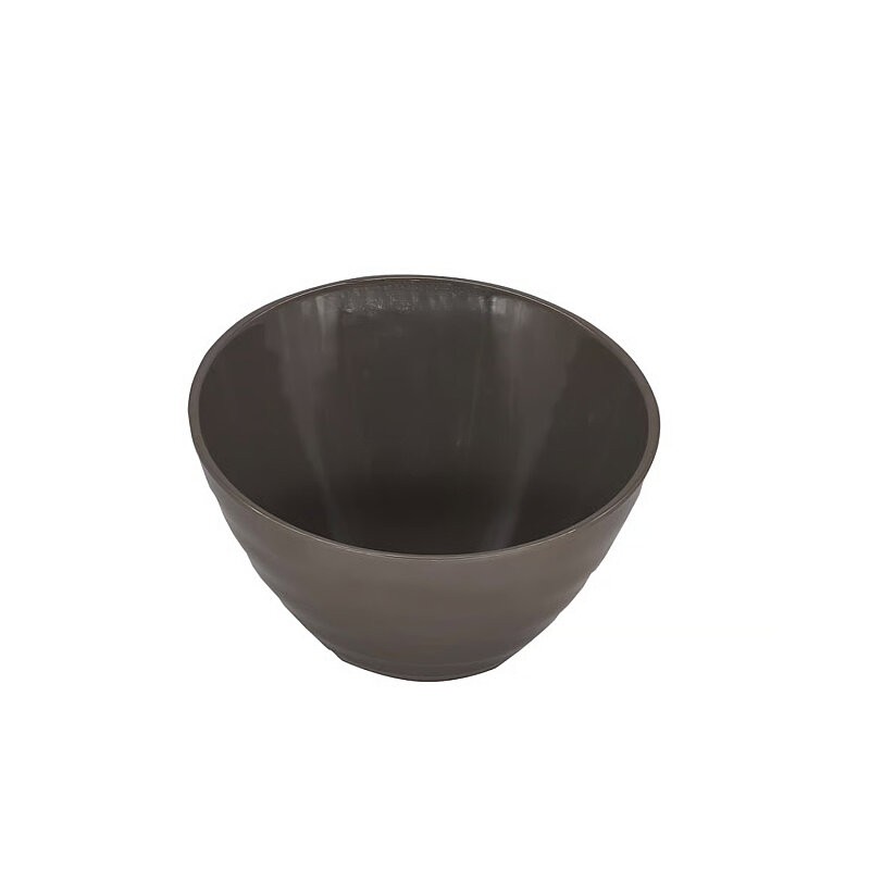 Gri Melamin Açılı Kase 20,5 Cm - 1