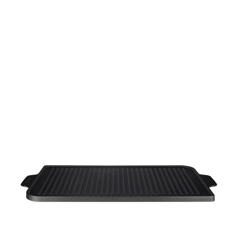 Lava Griddle Bir Tarafı Düz Diğer Tarafı Oluklu 26X47Cm - 1