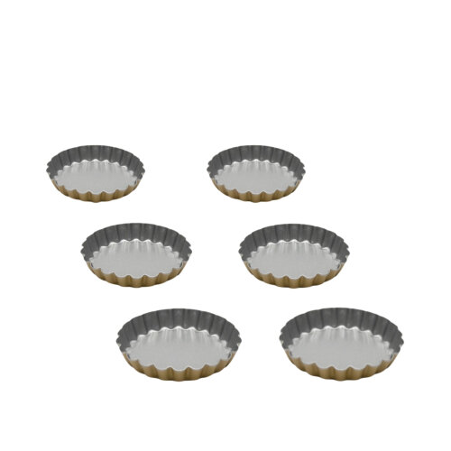 Guardini Anto Mini Tart Kalıbı Seti 6Lı 12Cm Sılve - 2